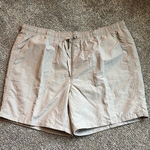 DSG Tan Relaxed Fit Shorts with 6” inseam